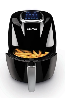 Art + Cook 3.5L Digital Air Fryer, Black