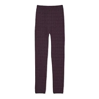 George Girls' Cable Knit Legging