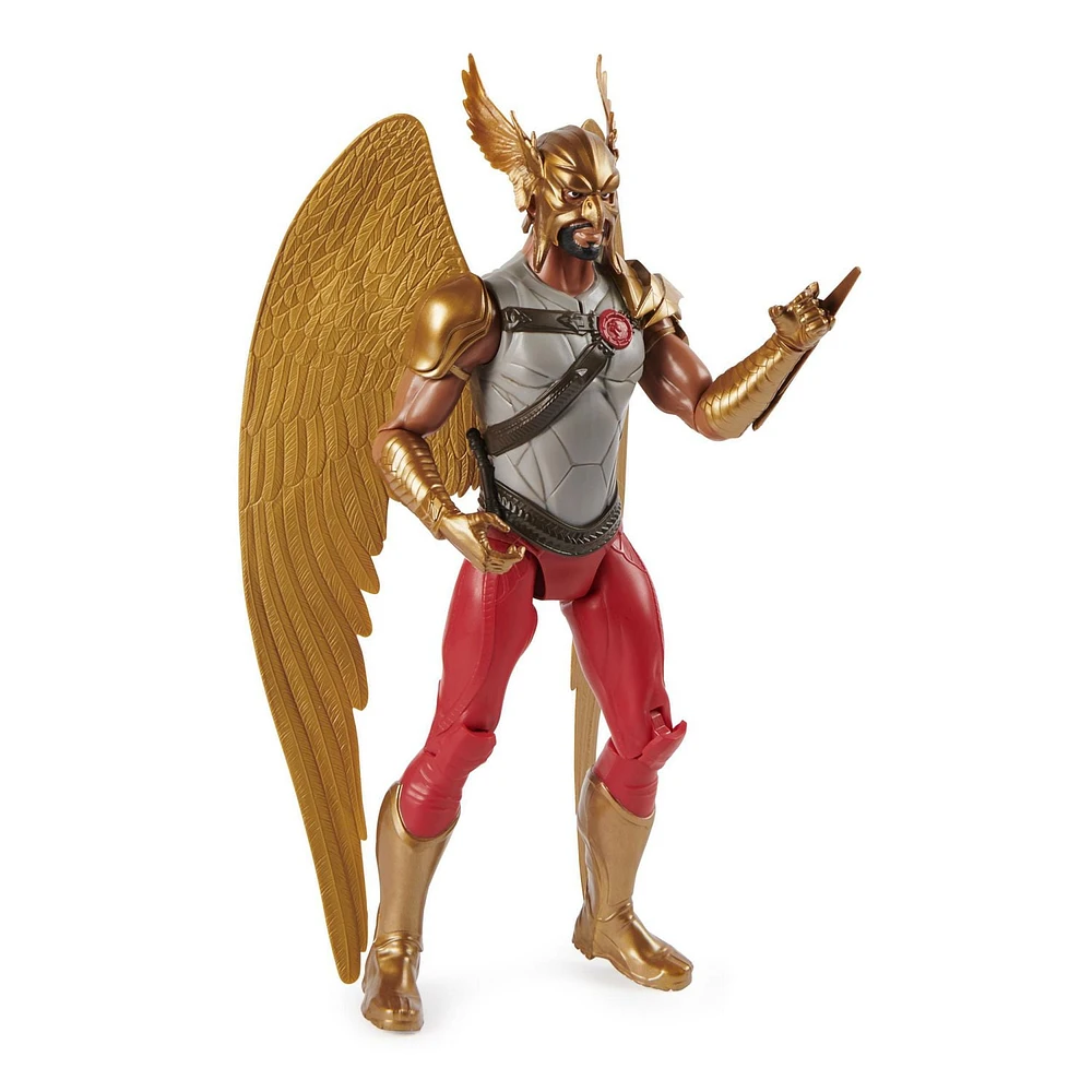 DC Comics, Hawkman 12-inch Action Figure, Black Adam Movie Collectible Kids Toys for Boys and Girls Ages 3 and Up