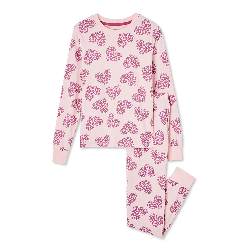 George Girls' Pajama 2-Piece Set, Sizes XS-XL