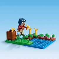 LEGO Minecraft The Frog House Building Toy for Kids, Minecraft Toy featuring Animals, a Toy Boat and Minecraft Mob Figures, Gaming Gift for Girls and Boys Ages 8 and Up, 21256, Includes 400 Pieces, Ages 8+