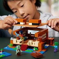 LEGO Minecraft The Frog House Building Toy for Kids, Minecraft Toy featuring Animals, a Toy Boat and Minecraft Mob Figures, Gaming Gift for Girls and Boys Ages 8 and Up, 21256, Includes 400 Pieces, Ages 8+