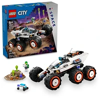 LEGO City Space Explorer Rover and Alien Life Toy, Space Gift for Boys and Girls Ages 6 and Up with 2 Minifigures, Robot and Extraterrestrial Figures, Pretend Play STEM Toy, 60431, Includes 311 Pieces, Ages 6+