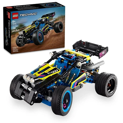 LEGO Technic Off-Road Race Buggy Buildable Car Toy, Cool Toy for 8 Year Old Boys, Girls and Kids who Love Rally Contests, Race Car Toy Featuring Moving 4-Cylinder Engine and Working Suspension, 42164, Includes 219 Pieces, Ages 8+