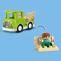 LEGO DUPLO Town Caring for Bees & Beehives Preschool Kids’ Learning Toy, 2 Figures and a Drivable Truck, STEM Toy,  Build-and-Rebuild Educational Set for Toddlers Ages 2 Years Old and Up, 10419