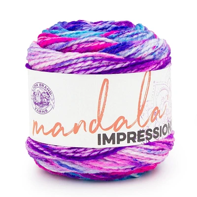 Lion Brand Mandala® Impressions Yarn #5 Bulky/Chunky Yarn 150g/150m 1 Ball