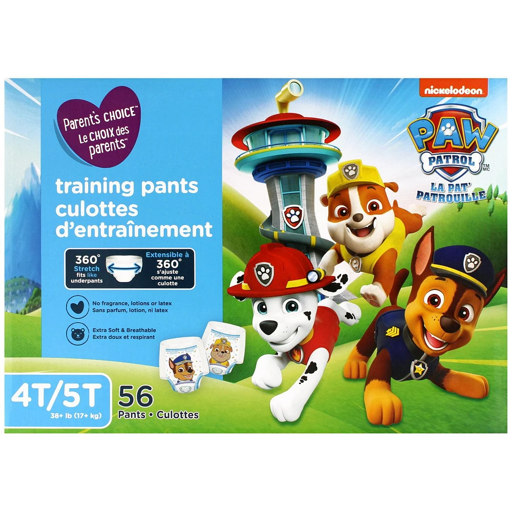 Parent’s Choice Training Pants, 2T to 5T