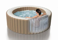 Intex PureSpa™ Bubble Massage Inflatable Hot Tub with Energy Efficient Cover, 4 Person