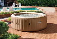 Intex PureSpa™ Bubble Massage Inflatable Hot Tub with Energy Efficient Cover, 4 Person