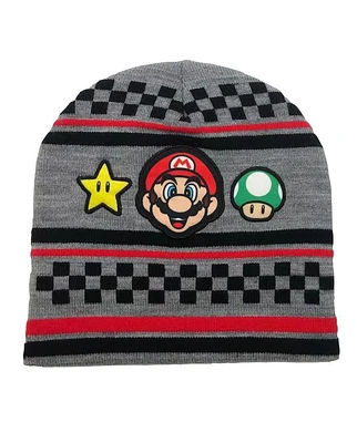 Ensemble tuque et gants Super Mario pour garçon