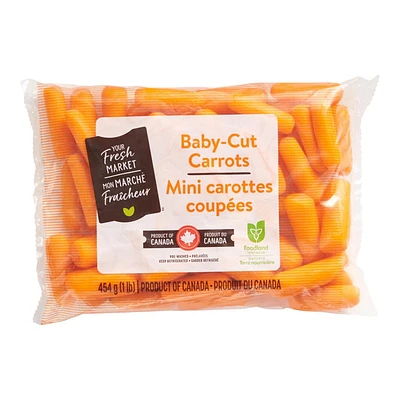 Mini carottes coupées Mon marché fraîcheur