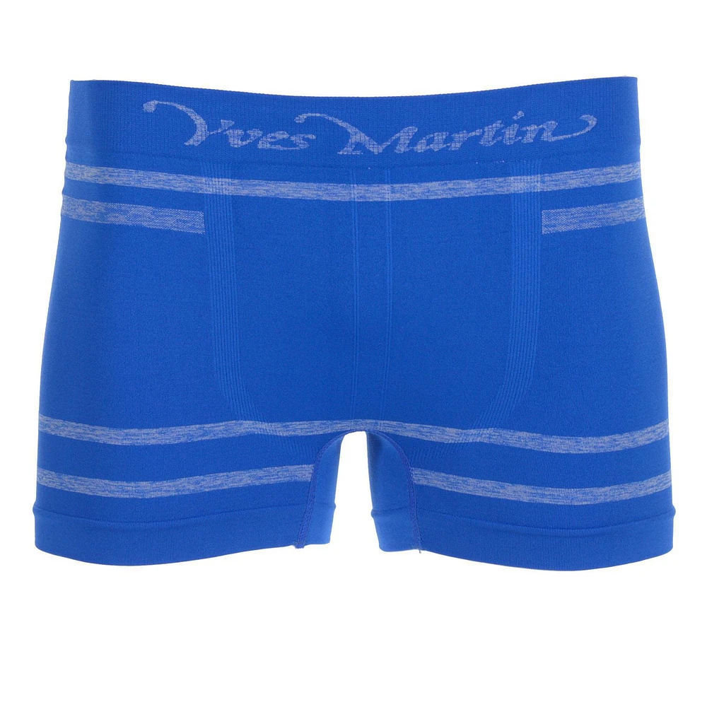 Yves Martin Men's Seamless Stripe Heather Trunks