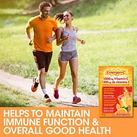 Emergen-C® Super Orange 1000mg Vitamin C / Electrolytes / B Vitamins Mineral Supplement, 30 Packets, Vitamin C