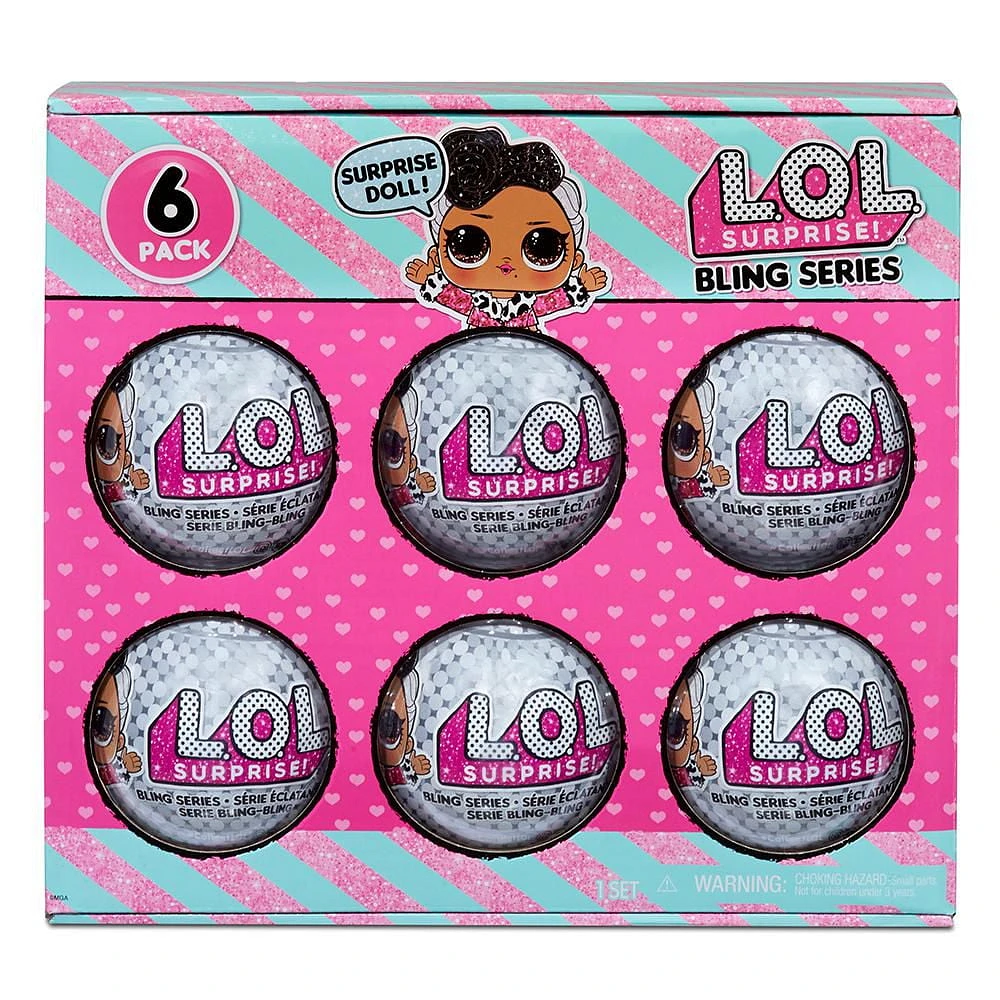 LOL Surprise Bling Series 6-Pack Exclusive -Style 1