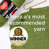 Red Heart Super Saver Yarn, Solid, Acrylic #4 Medium, 7oz/198g, 364 Yards