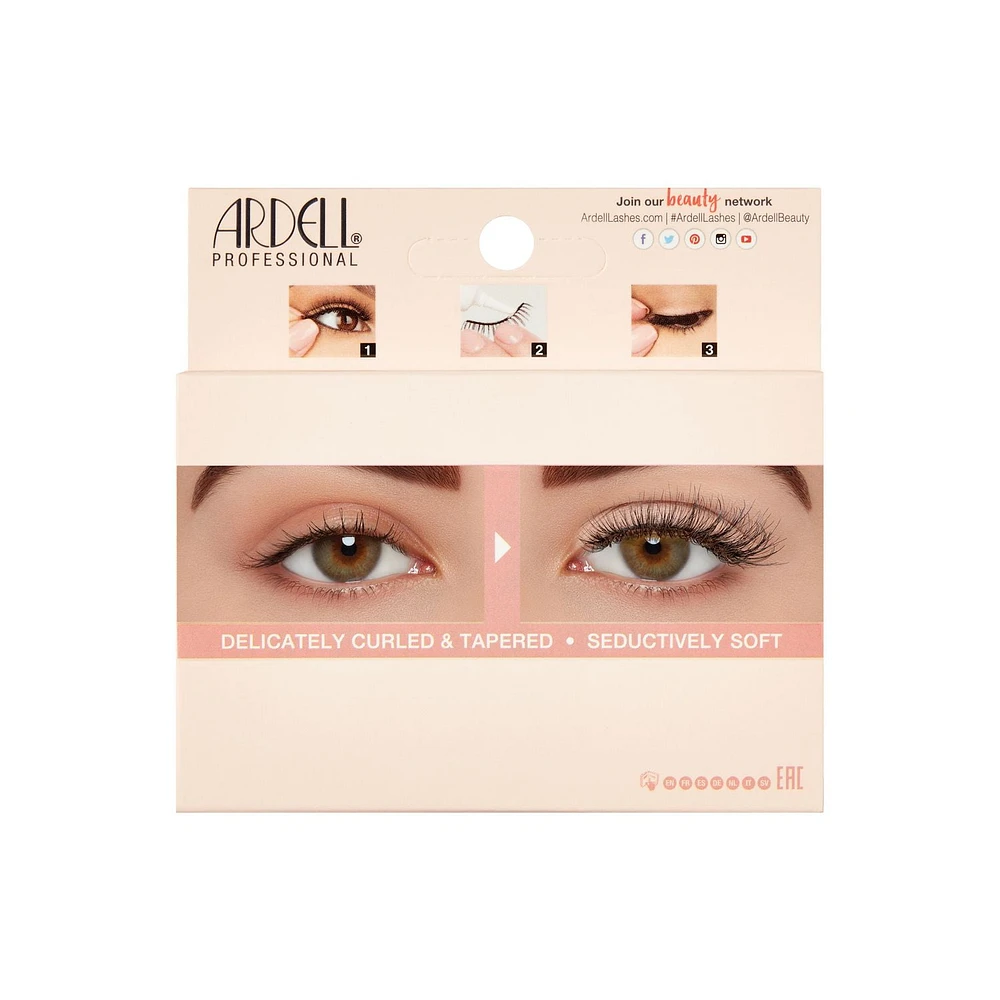 Ardell - Naked Lashes 424 - 2 Packs & 1g Duo Eyelash adhesive, Naked Lashes 424