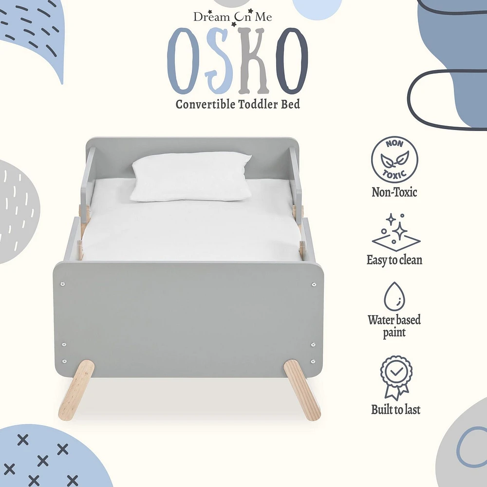 Dream On Me Osko Convertible Toddler Bed