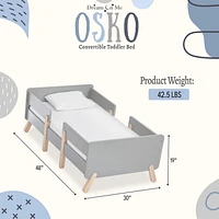 Dream On Me Osko Convertible Toddler Bed