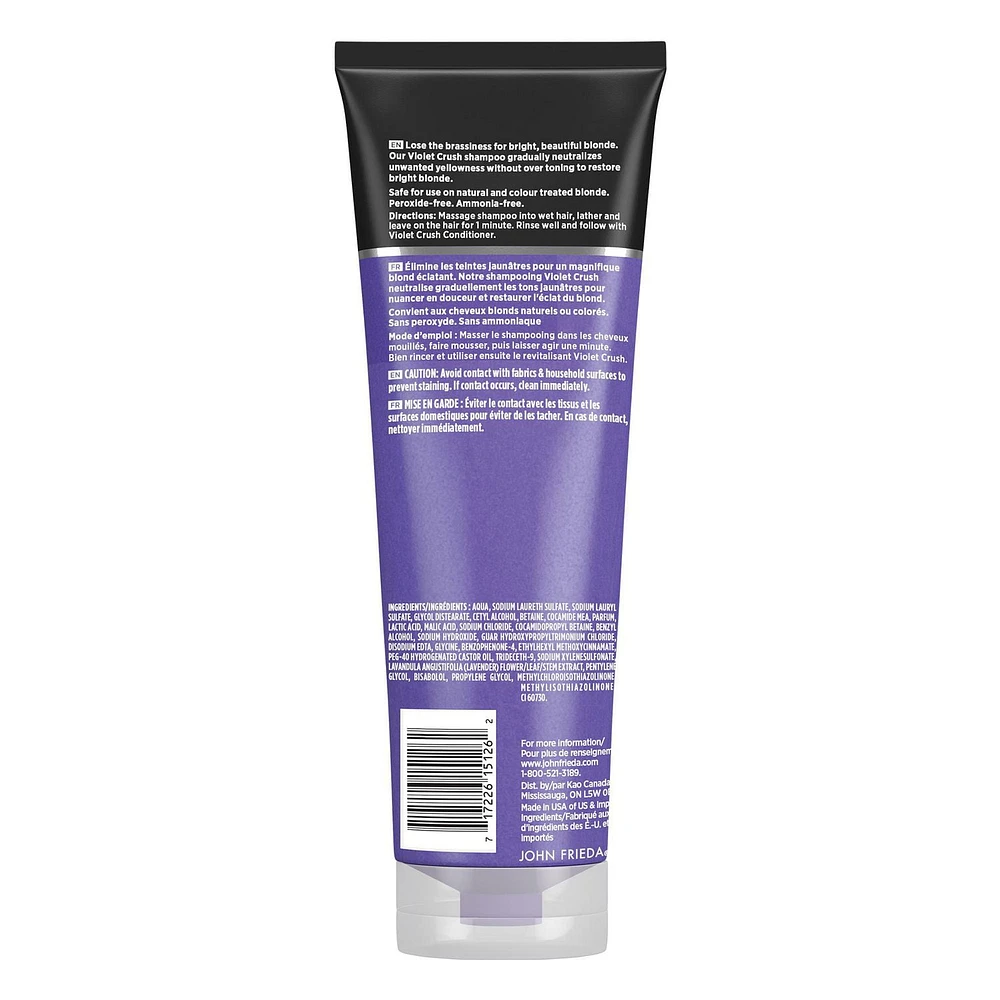 Shampooing mauve Violet Crush de John Frieda 250 mL