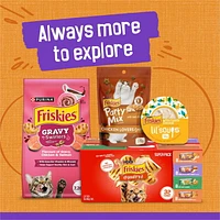 Friskies Chunks Chicken Dinner in Gravy, Wet Cat Food 156g, 156 g