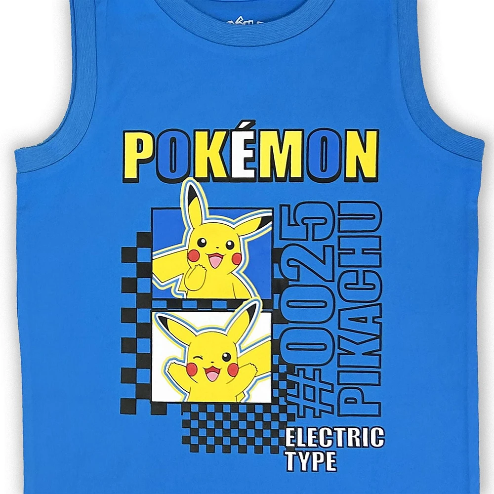 Pokemon Boys 2-pc  pyjama sleeveless tank top and short set