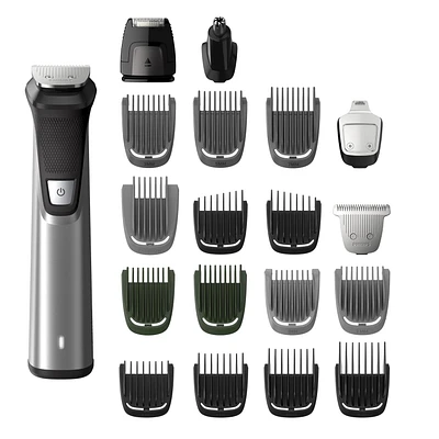 Philips Multigroomer Serie 7000, Sans-fil avec 23 Accessoires & lames DualCut, MG7770/28