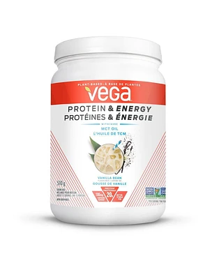 Vega Protein & Energy Vanilla Bean - Plant Based Vegan Protein Powder