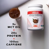 Vega Protein & Energy Vanilla Bean - Plant Based Vegan Protein Powder