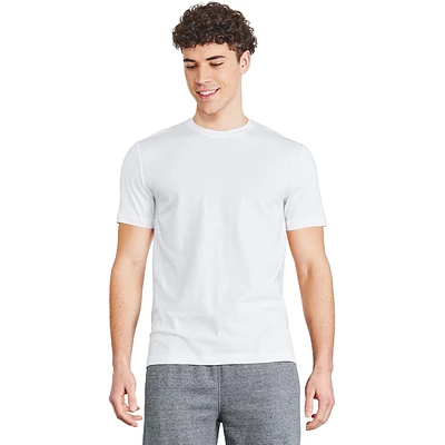 T-shirt à encolure ras du cou extensible George pour hommes Tailles P à TTG