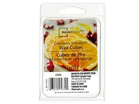 MAINSTAYS CRANBERRY MANDARIN SCENTED WAX MELTS, 1.2oz / 34 grams