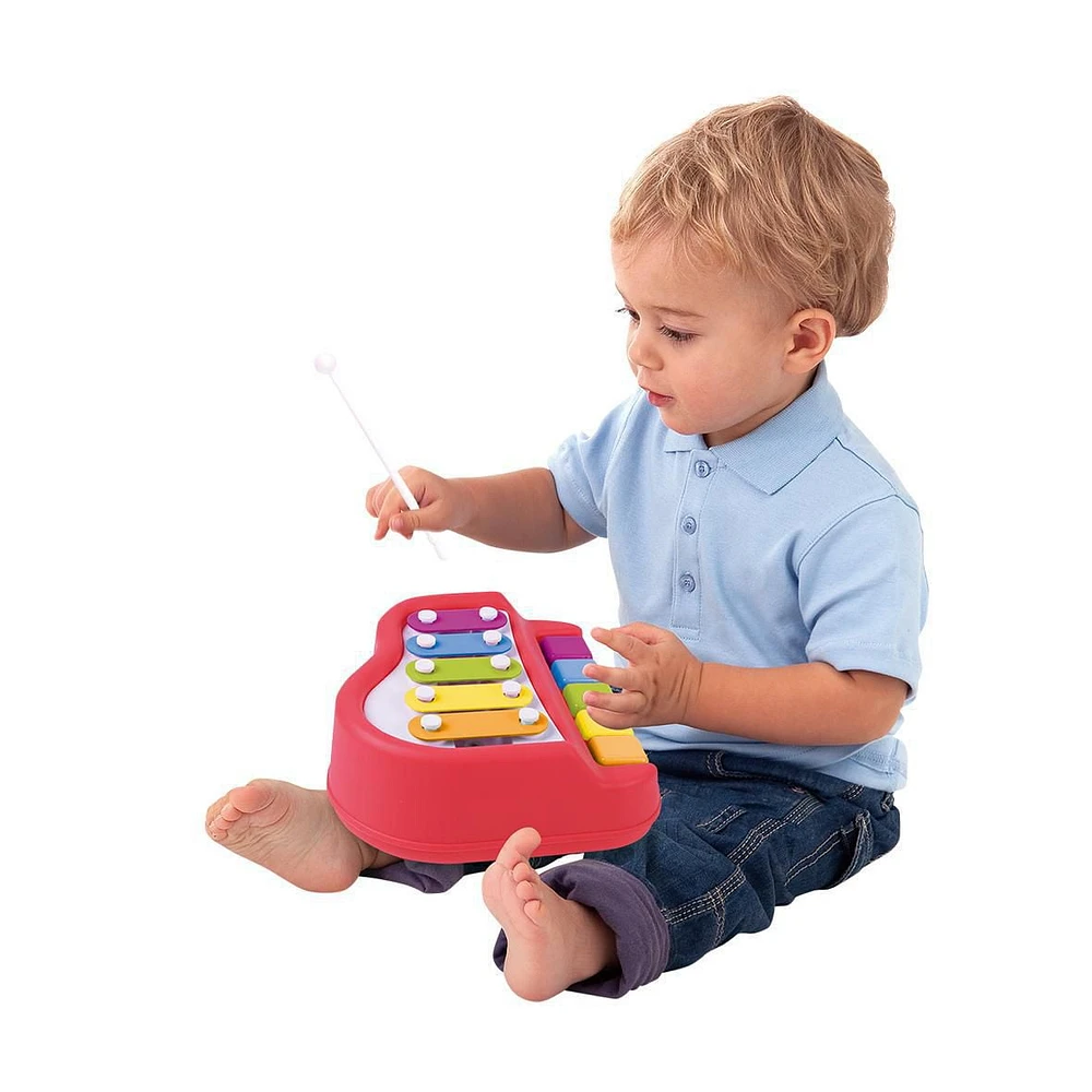 Kid connection 2-in-1 Xylophone & Piano 3 Pieces, Two instruments in one!