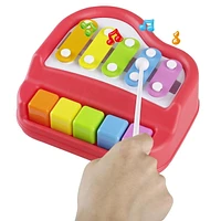 Kid connection 2-in-1 Xylophone & Piano 3 Pieces, Two instruments in one!