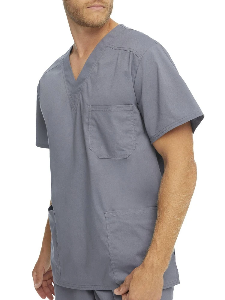 Scrubstar Men's Core Essentials V-Neck Scrub Top