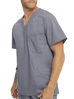 Scrubstar Men's Core Essentials V-Neck Scrub Top