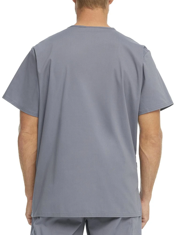 Scrubstar Men's Core Essentials V-Neck Scrub Top