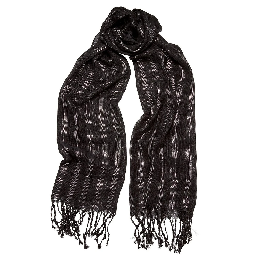 Echarpe Fourrure Unie Lurex George