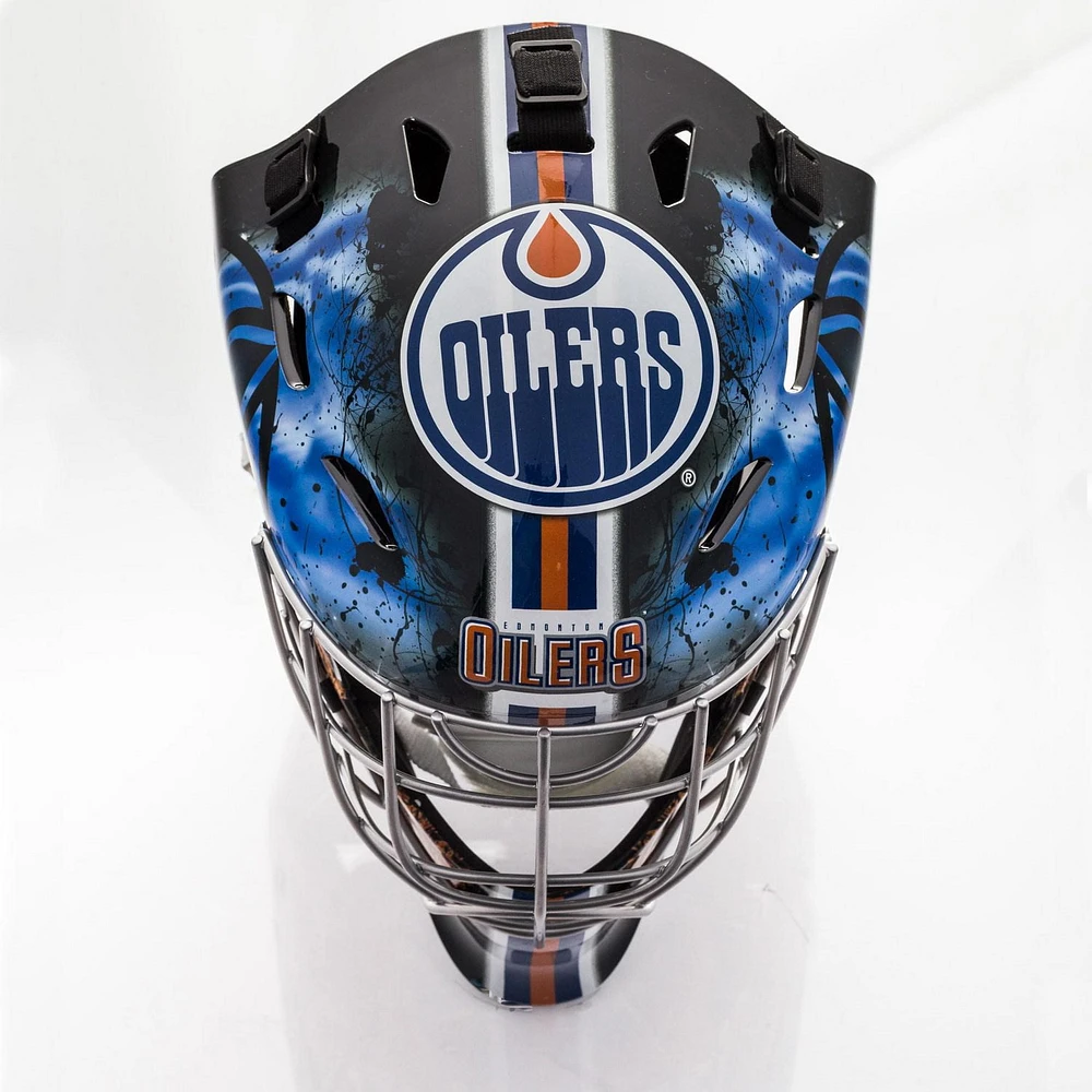 Franklin Sports NHL Edmonton Oilers Goalie Face Mask, Oilers Goalie Face Mask