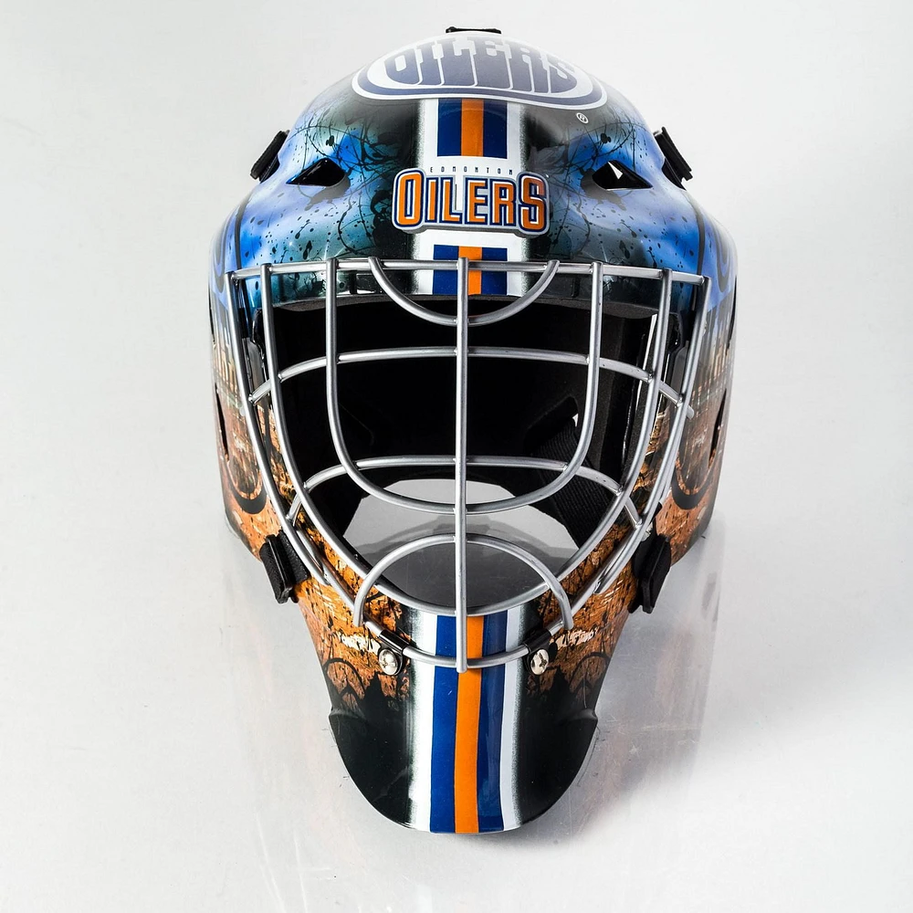 Franklin Sports NHL Edmonton Oilers Goalie Face Mask, Oilers Goalie Face Mask