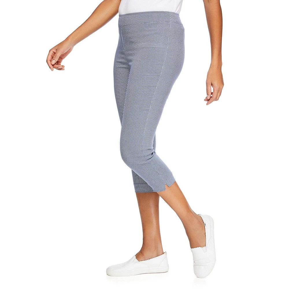 Pantalon capri enfilable Iyla pour femmes