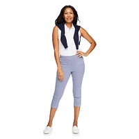 Pantalon capri enfilable Iyla pour femmes