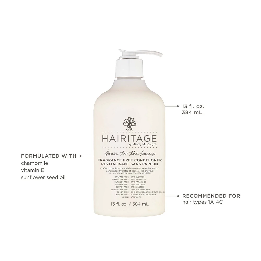 Down to the Basics Fragrance Free Shampoo, Fragrance free shampoo