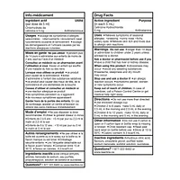 Reactine Enfants Médicament liquide pour les allergies, saveur de raisin, 5 mg 118 ml