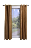 Versailles' Bamboo Wood Grommet Top Curtain Panel Set 42in x 63in