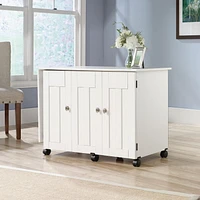 Sauder® Sauder Select Sewing/Craft Cart, Soft White, 414873