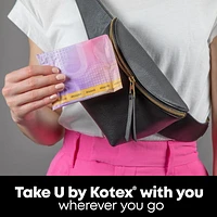 Serviettes ultraminces de nuit U by Kotex Balance avec ailes, 26 unités 26 unités