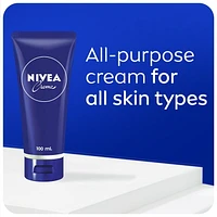 NIVEA Creme, All-Purpose Moisturizing Cream, Face, Hand, Body Cream, 100 mL Tube