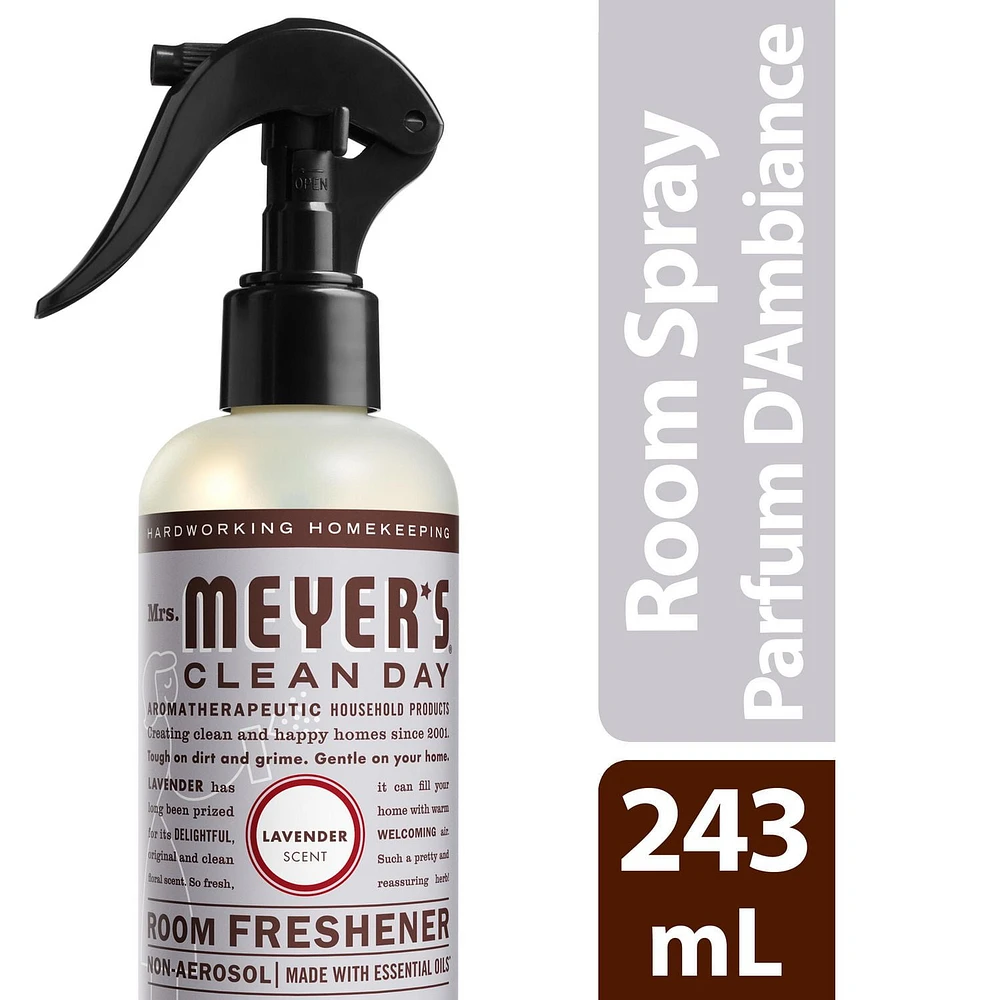 Mrs. Meyer’s Clean Day Room Freshener, Lavender, Non-aerosol room freshener spray