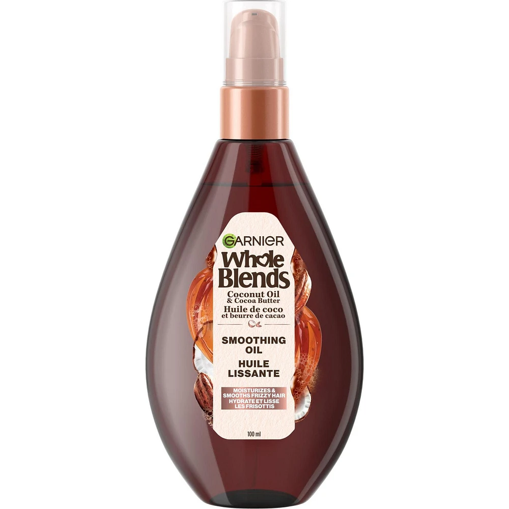 Garnier Whole Blends Hair Oil, Cocnut Oil & Shea Butter, 100 mL