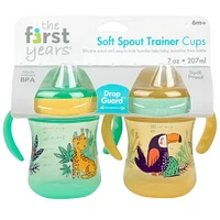 Tasses d'entraînement à bec souple - paquet de 2