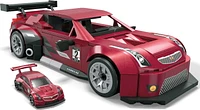 MEGA Hot Wheels Cadillac ATS-V R Vehicle Building Toy Kit (319 Pieces) for Collectors, Ages 13+